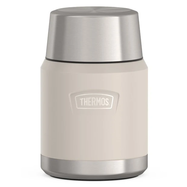 Thermobehälter fürs Essen Thermos Icon Food Jar with Folding Spoon 0,47l Farbe: beige