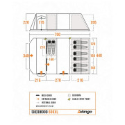 Familienzelt Vango Sherwood 600XL Package