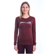 Damen-T-Shirt Sensor Merino Air Pt Hills dl.rukáv