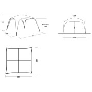 Vordach Outwell Wakefield Shelter L