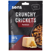 Essbare Grillen Sens Knusprige & geröstete Grillen – Parmesan 16 g