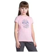 Kinder-T-Shirt Kilpi Malga rubinfarbe light pink