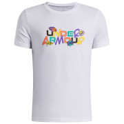 Kinder-Funktionsshirt Under Armour UA B Patch Pack Wm SS White weiß/schwarz White / / Black