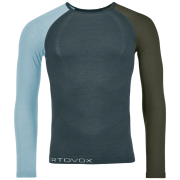 Herren-T-Shirt Ortovox 120 Comp Light Long Sleeve M grau Dark Arctic Grey