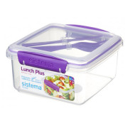 Snack-Box Sistema Lunch Plus To Go 1,2L lila