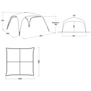Vordach Outwell Wakefield Shelter XL