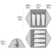 Wanderzelt MSR Hubba Hubba LT 3P