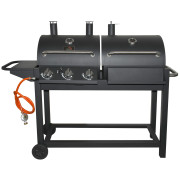 Grill Cattara Duet 2 in1 plyn/dřevěné uhlí
