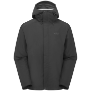 Herrenjacke Rab Downpour Jacket schwarz