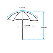 Sonnenschirm Brunner Sun Parsol 200