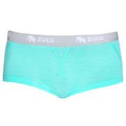 Damenhöschen Zulu Merino 160 BF blau/grau aqua/grey