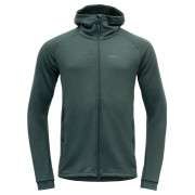Herren Funktions-Sweatshirt Devold Nibba Merino Jkt Hood grün Woods
