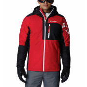 Herren-Winterjacke Columbia Timberturner™ II Jacket rot Mountain Red, Black
