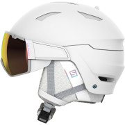 Damen Skihelm Salomon Mirage White Ruby