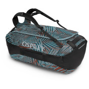 Reisetasche Osprey Transporter 65 2023 grün/schwarz palm leaf glitch print