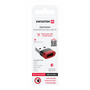 Adapter Swissten Dataguard With Data Blocking USB-A (Male) / USB-C (Female)