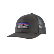 Baseballmütze Patagonia P-6 Logo Trucker Hat grau Forge Grey