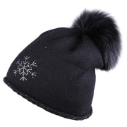 Damenmütze Sherpa Nadia schwarz Black