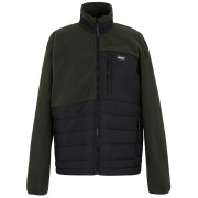 Herrenjacke Regatta Frankie Borg Hybrid grün/schwarz Black(DkKha)