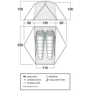 Ultraleichtes Zelt Force Ten Radon UL 2