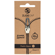 Ersatz-Reißverschluss ZlideOn Plastic Zipper L silber