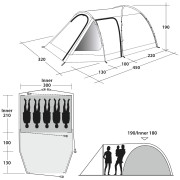 Wanderzelt Outwell Cloud 5 Plus (2024)