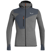 Herren-Sweatshirt Salewa Puez 2 Dry M L/S Hood Fz Tee grau BlackOutMelange/