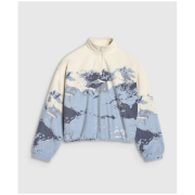 Kinder-Sweatshirt 4F Fleece F343 beige/blau MULTICOLOUR ALLOVER