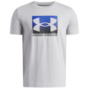 Kinder-Funktionsshirt Under Armour UA B Boxed Sports Update SS Mod Gray Light Heather hellgrau Mod Gray Light Heather / / Black