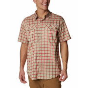 Herrenhemd Columbia Silver Ridge Lite Plaid SS beige AncientFossilSmallGrid