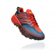 Herren Laufschuhe Hoka Speedgoat 4 Wide blau/orange Fiesta/ProvincialBlue
