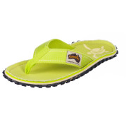 Damen Flip-Flops Gumbies Islander Lime Turtle gelb Lime