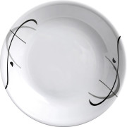 Teller Brunner Deep Plate ø 21cm weiß/schwarz