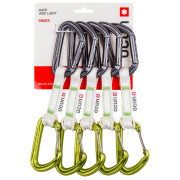 Express-Set Ocún Hawk Qd Combi Bio-Dyn-Ring 15 mm 10 cm 5-Pack grün/grau Green