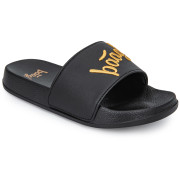 Kinderpantoffeln Baagl Logo Gold schwarz/gold černá
