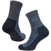 Socken MOOA Merino Adventure blau Denim Blue