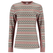 Damen-Funktionsshirt Kari Traa Lune Long Sleeve Baselayer lila Taupe