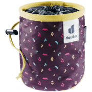 Kreidebeutel Deuter Gravity Chalk Bag I lila aubergine blocks-turmeric