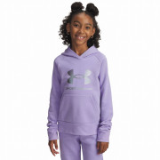Kinder-Sweatshirt Under Armour Rival Flc Shimmer Hdy lila Purple