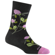 Damensocken Darn Tough Blossom Crew Lightweight schwarz charcoal