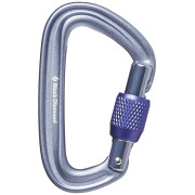 Karabiner Black Diamond Liteforge Screwgate grau Gray