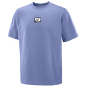 Herren-T-Shirt Salomon Wild Rays Label SS Tee blau Marlin