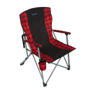 Campingsessel Husky Moat schwarz/rot Black/red