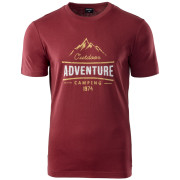 Herren-T-Shirt Hi-Tec Lore rot Pomegranate