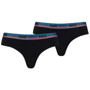 Damenhöschen Puma Woman Brazilian 2P schwarz black / various logo colors