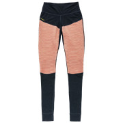 Damen-Funktionsunterhose Devold Tuvegga Merino Longs Wmn orange/schwarz CORAL