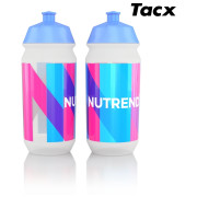 Fahrradflasche Nutrend Tacx Flasche 0,5l blau/rosa
