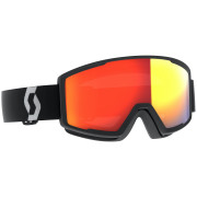 Skibrille Scott Factor Pro Light Sensitive schwarz/weiß mineral black/white/light sensitive red chrome