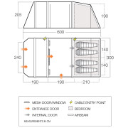 Familienzelt Vango Stargrove II Air 450