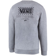 Herren-Sweatshirt Vans Mn Pressed Floral Crew grau CementHeather